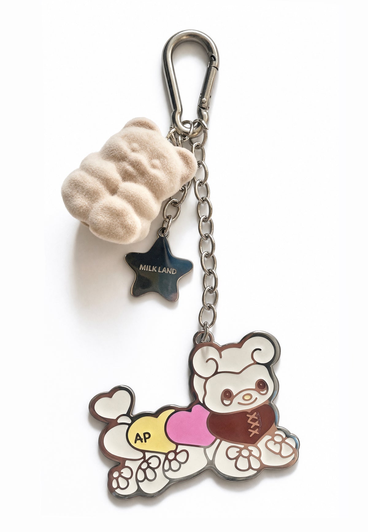 Love Caterpillar Key Chain with B