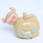 Caterpillar Devil Biting a Moldy Apple