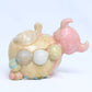 Caterpillar Devil Biting a Moldy Apple