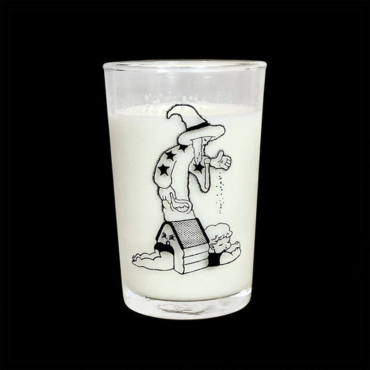 Souvenir Milk Glass